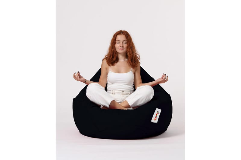 Sittsäckar utomhus Hunny Sittsäck Utomhus 115 cm Svart - Utemöbler & utemiljö - Utestol & trädgårdsstol - Sittsäckar utomhus