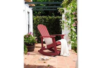 Sjurby Gungstol utomhus - Röd - Utemöbler & utemiljö - Utestol & trädgårdsstol - Gungstol utomhus