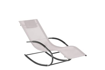 Solsäng Carano II - Beige, svart - Utemöbler & utemiljö - Utestol & trädgårdsstol - Solsäng & solvagn