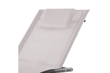 Solsäng Carano II - Beige, svart - Utemöbler & utemiljö - Utestol & trädgårdsstol - Solsäng & solvagn