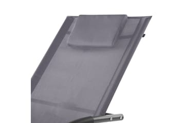 Solsäng Carano II - Grå, svart - Utemöbler & utemiljö - Utestol & trädgårdsstol - Solsäng & solvagn