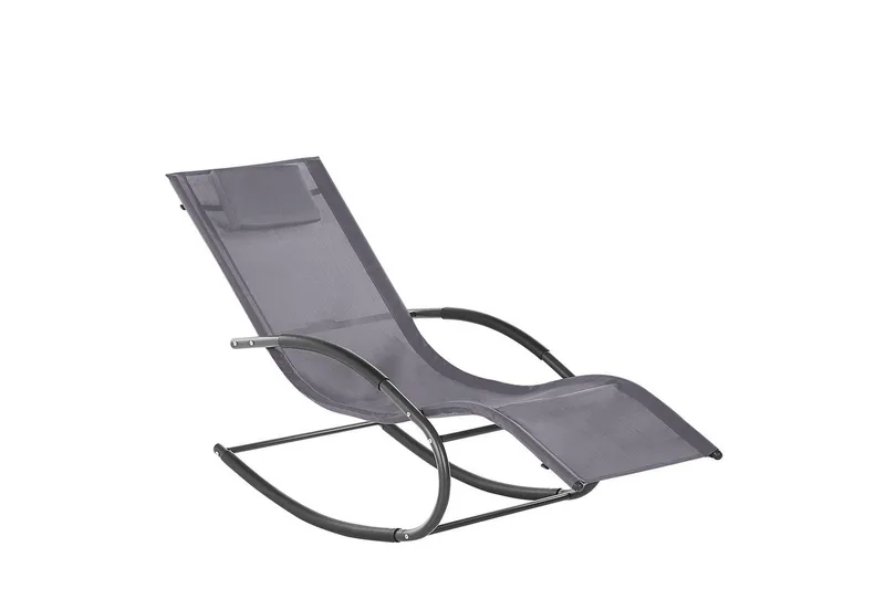 Solsäng Carano II, Grå, svart