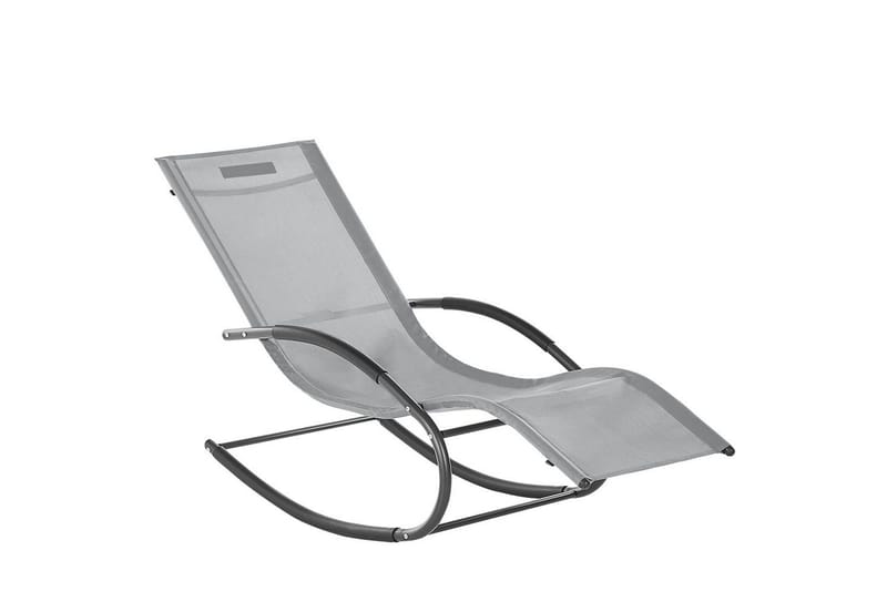 Solsäng Carano II - Ljusgrå, svart - Utemöbler & utemiljö - Utestol & trädgårdsstol - Solsäng & solvagn