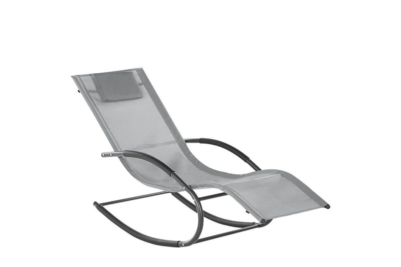 Solsäng Carano II - Ljusgrå, svart - Utemöbler & utemiljö - Utestol & trädgårdsstol - Solsäng & solvagn