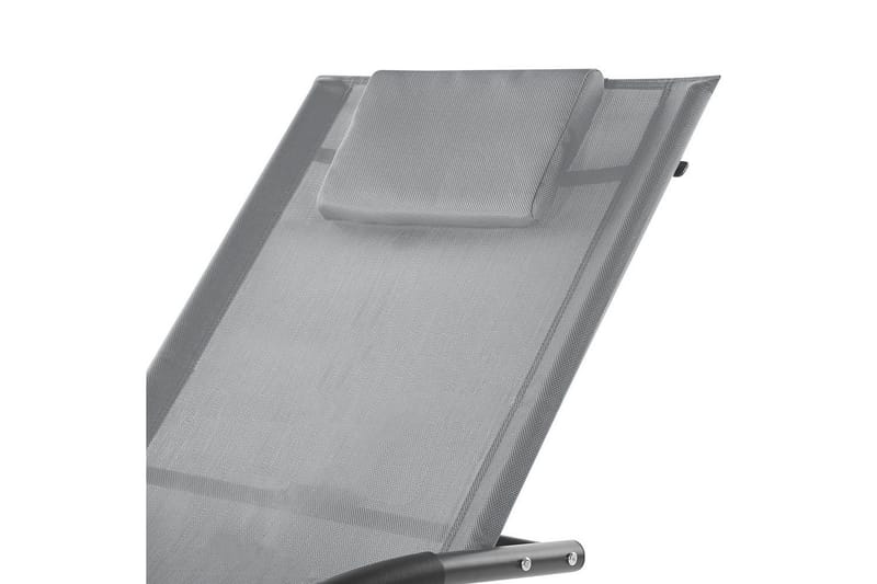 Solsäng Carano II - Ljusgrå, svart - Utemöbler & utemiljö - Utestol & trädgårdsstol - Solsäng & solvagn