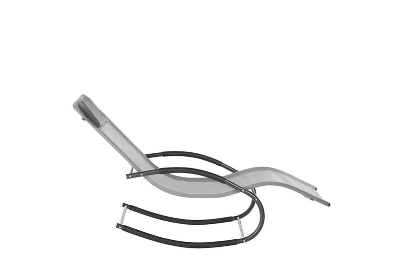 Solsäng Carano II - Ljusgrå, svart - Utemöbler & utemiljö - Utestol & trädgårdsstol - Solsäng & solvagn