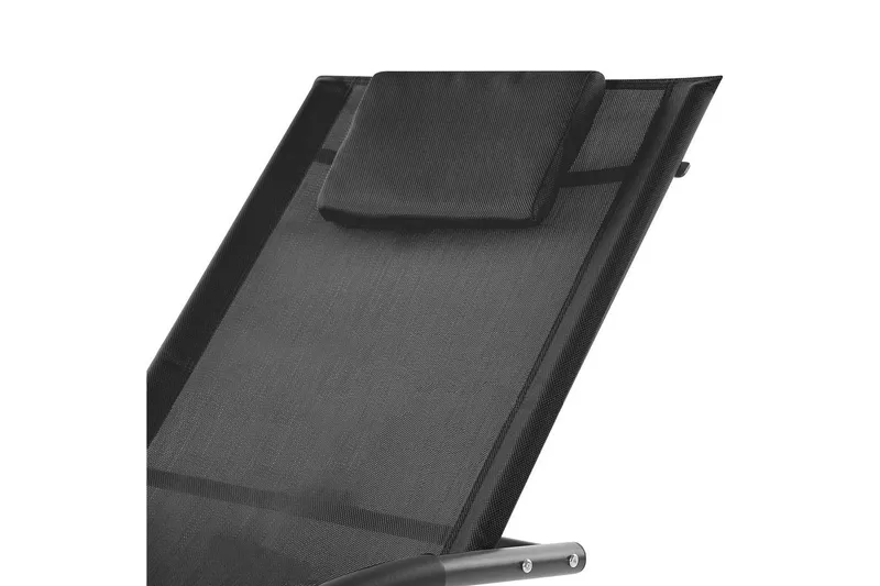 Solsäng Carano II - Svart - Utemöbler & utemiljö - Utestol & trädgårdsstol - Solsäng & solvagn