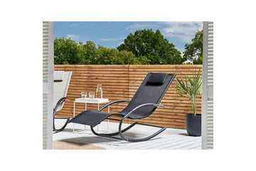 Solsäng Carano II - Svart - Utemöbler & utemiljö - Utestol & trädgårdsstol - Solsäng & solvagn