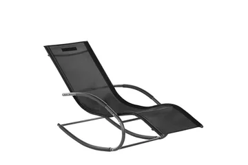 Solsäng Carano II - Svart - Utemöbler & utemiljö - Utestol & trädgårdsstol - Solsäng & solvagn