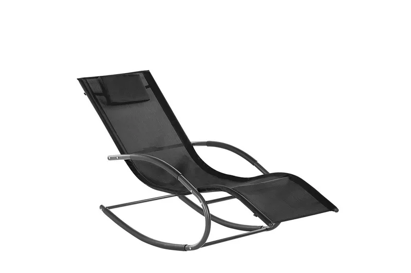 Solsäng Carano II - Svart - Utemöbler & utemiljö - Utestol & trädgårdsstol - Solsäng & solvagn