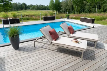 Solsäng Hillerstorp Jet Set - Beige - Utemöbler & utemiljö - Utestol & trädgårdsstol - Solsäng & solvagn