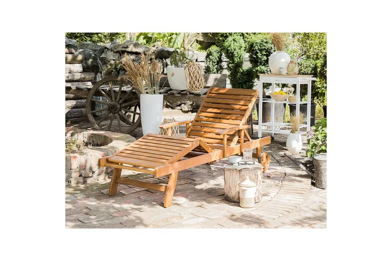 Solsäng Java - Ljus trä - Utemöbler & utemiljö - Utestol & trädgårdsstol - Solsäng & solvagn