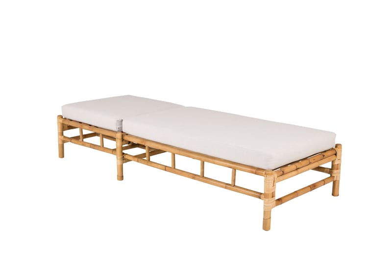 Cane Solsäng m Dyna - Brun/Ljusgrå - Utemöbler & utemiljö - Utestol & trädgårdsstol - Solsäng & solvagn