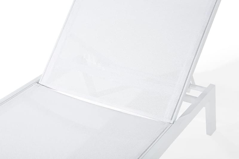 Catania Ii Solsäng 66|190 cm - Vit - Utemöbler & utemiljö - Utestol & trädgårdsstol - Solsäng & solvagn