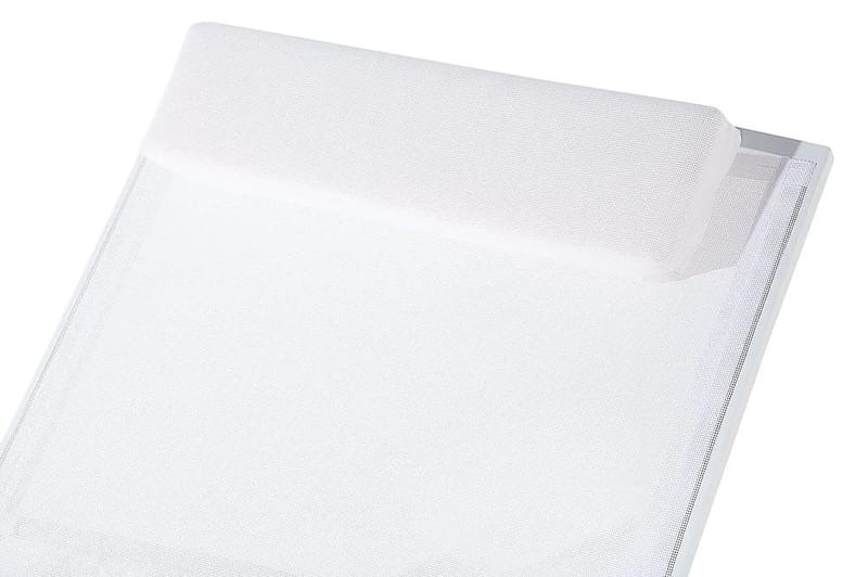 Catania Ii Solsäng 66|190 cm - Vit - Utemöbler & utemiljö - Utestol & trädgårdsstol - Solsäng & solvagn