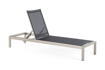 Fossato Solsäng 64|198 cm - Svart - Utemöbler & utemiljö - Utestol & trädgårdsstol - Solsäng & solvagn