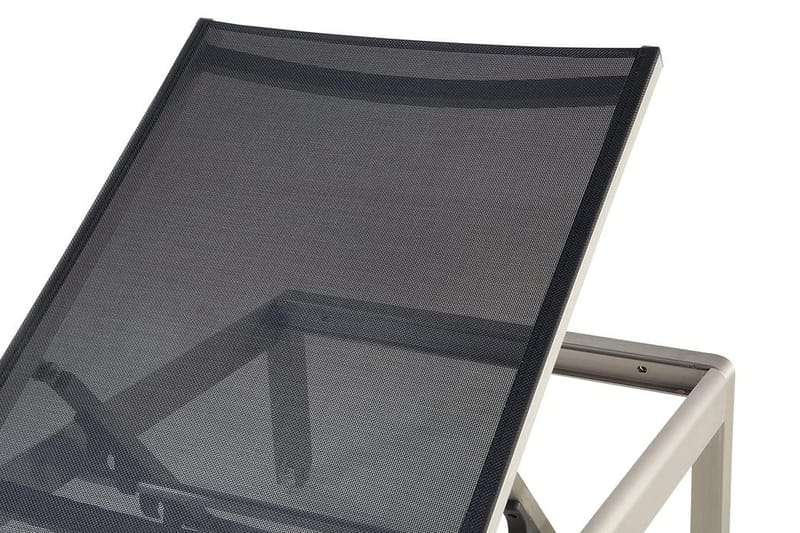 Fossato Solsäng 64|198 cm - Svart - Utemöbler & utemiljö - Utestol & trädgårdsstol - Solsäng & solvagn