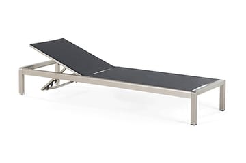 Fossato Solsäng 64|198 cm - Svart - Utemöbler & utemiljö - Utestol & trädgårdsstol - Solsäng & solvagn