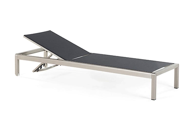 Fossato Solsäng 64|198 cm - Svart - Utemöbler & utemiljö - Utestol & trädgårdsstol - Solsäng & solvagn