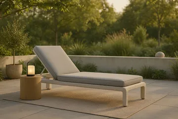 London Solsäng - Vit - Utemöbler & utemiljö - Utestol & trädgårdsstol - Solsäng & solvagn