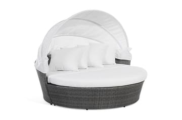 Lu| Solsäng 150|158 cm - Grå - Utemöbler & utemiljö - Utestol & trädgårdsstol - Solsäng & solvagn