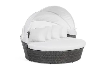 Lu| Solsäng 150|158 cm - Grå - Utemöbler & utemiljö - Loungemöbler - Solbädd