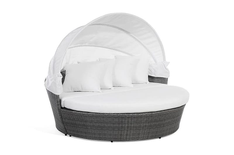 Lu| Solsäng 150|158 cm - Grå - Utemöbler & utemiljö - Loungemöbler - Solbädd