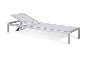 Nardo Solsäng 64|198 cm - Vit - Utemöbler & utemiljö - Utestol & trädgårdsstol - Solsäng & solvagn