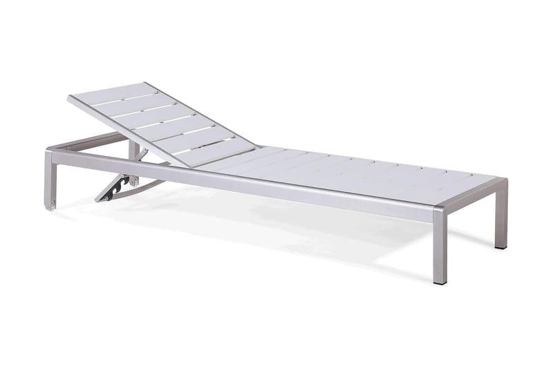 Nardo Solsäng 64|198 cm - Vit - Utemöbler & utemiljö - Utestol & trädgårdsstol - Solsäng & solvagn