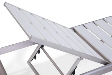 Nardo Solsäng 64|198 cm - Vit - Utemöbler & utemiljö - Utestol & trädgårdsstol - Solsäng & solvagn