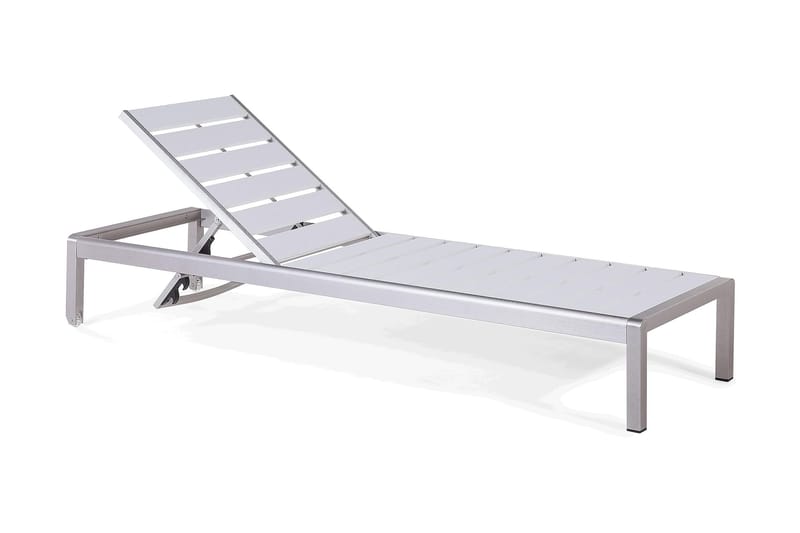 Nardo Solsäng 64|198 cm - Vit - Utemöbler & utemiljö - Utestol & trädgårdsstol - Solsäng & solvagn