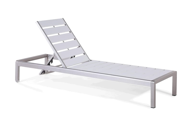 Nardo Solsäng 64|198 cm - Vit - Utemöbler & utemiljö - Utestol & trädgårdsstol - Solsäng & solvagn