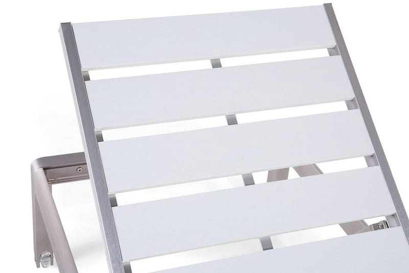 Nardo Solsäng 64|198 cm - Vit - Utemöbler & utemiljö - Utestol & trädgårdsstol - Solsäng & solvagn