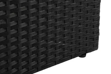 Ochovi Dubbel Solsäng Justerbar - Svart/Vit - Utemöbler & utemiljö - Utestol & trädgårdsstol - Solsäng & solvagn