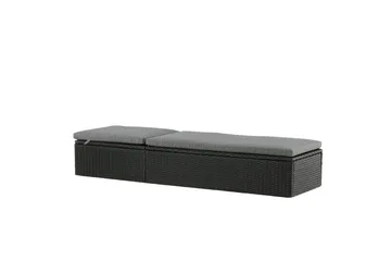 Quad Solsäng - Svart - Utemöbler & utemiljö - Utestol & trädgårdsstol - Solsäng & solvagn