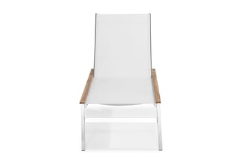 Solsäng Båstad - Teak/Borstad aluminium - Utemöbler & utemiljö - Utestol & trädgårdsstol - Solsäng & solvagn