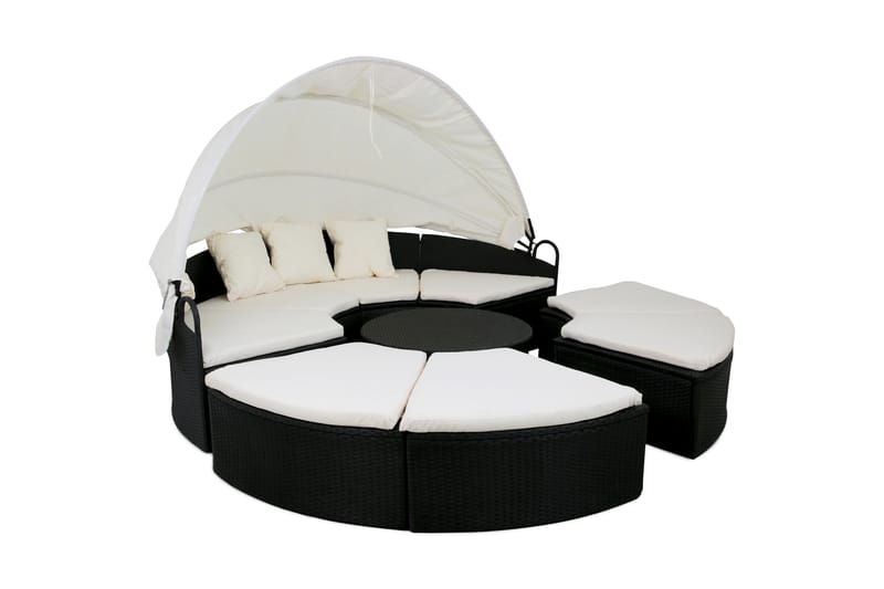 Solsäng Dramsvik 230 cm - Antracit - Utemöbler & utemiljö - Utestol & trädgårdsstol - Solsäng & solvagn