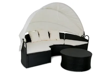 Solsäng Dramsvik 230 cm - Antracit - Utemöbler & utemiljö - Utestol & trädgårdsstol - Solsäng & solvagn