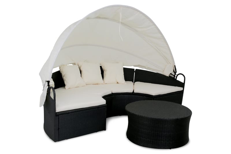 Solsäng Dramsvik 230 cm - Antracit - Utemöbler & utemiljö - Utestol & trädgårdsstol - Solsäng & solvagn