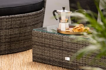 Solsäng Florens - Svart/Mörkgrå - Utemöbler & utemiljö - Utestol & trädgårdsstol - Solsäng & solvagn
