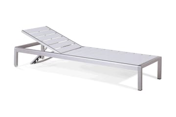 Solsäng Nardo 64|198 cm - Vit - Utemöbler & utemiljö - Utestol & trädgårdsstol - Solsäng & solvagn