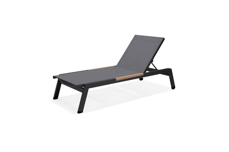 Solsäng Panama 176x72 cm Svart - Lifestyle Garden - Utemöbler & utemiljö - Utestol & trädgårdsstol - Solsäng & solvagn