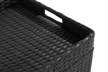 Solsängar Bahamas med Sidobord - Svart - Utemöbler & utemiljö - Utestol & trädgårdsstol - Solsäng & solvagn