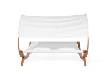 Teramo Solsäng 205|225 cm - Vit - Utemöbler & utemiljö - Utestol & trädgårdsstol - Solsäng & solvagn