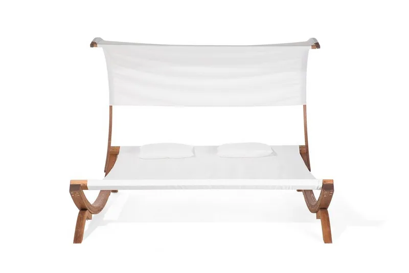 Teramo Solsäng 205|225 cm - Vit - Utemöbler & utemiljö - Utestol & trädgårdsstol - Solsäng & solvagn