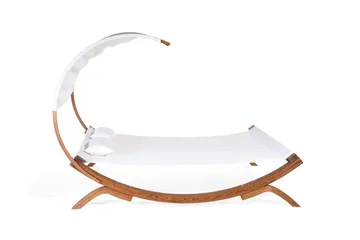 Teramo Solsäng 205|225 cm - Vit - Utemöbler & utemiljö - Utestol & trädgårdsstol - Solsäng & solvagn