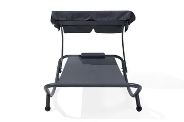 Terno Solsäng 110x200 cm - Grå - Utemöbler & utemiljö - Utestol & trädgårdsstol - Solsäng & solvagn