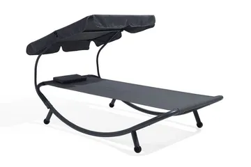 Terno Solsäng 110x200 cm - Grå - Utemöbler & utemiljö - Utestol & trädgårdsstol - Solsäng & solvagn