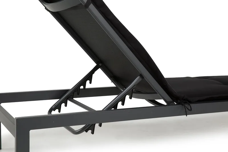 Tunis Solsäng - Svart - Utemöbler & utemiljö - Utestol & trädgårdsstol - Solsäng & solvagn