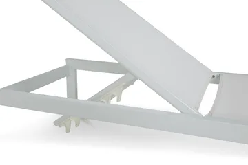 Tunis Solsäng - Vit - Utemöbler & utemiljö - Utestol & trädgårdsstol - Solsäng & solvagn